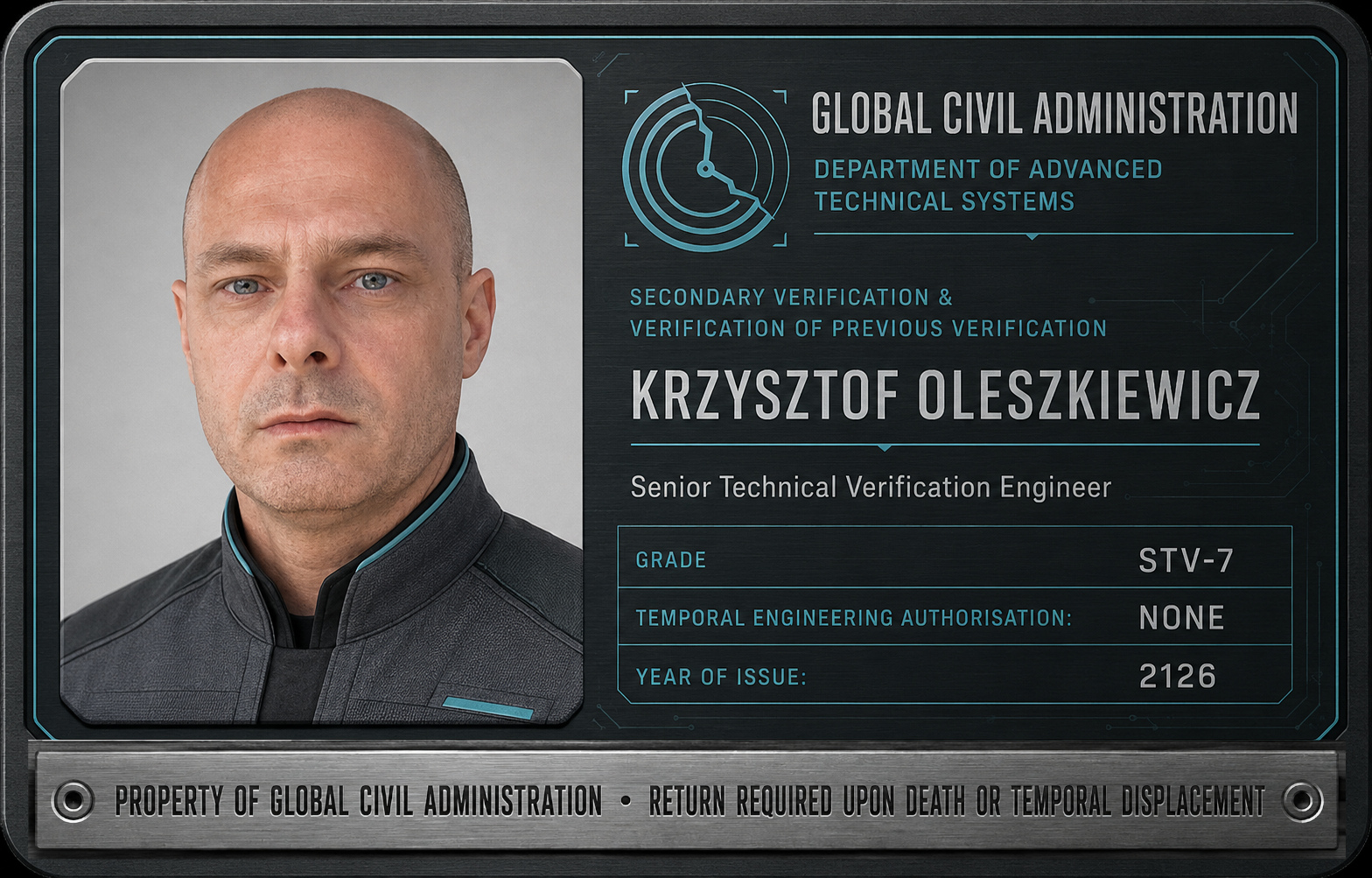 Global Civil Administration Identification Credential